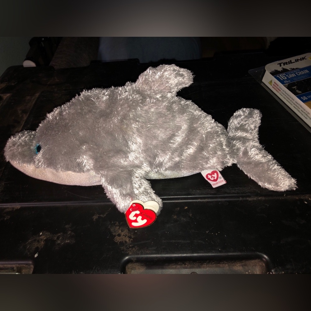 Ty Plush silky shark